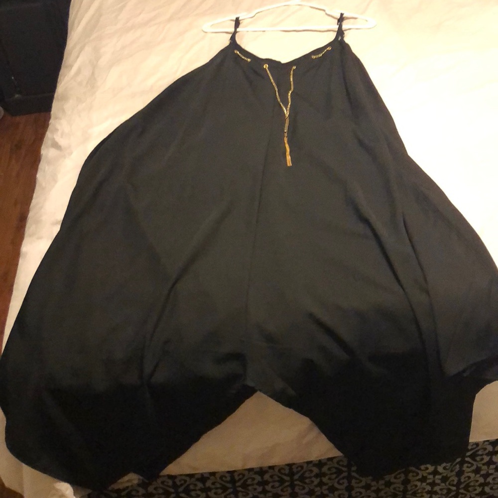 Black flowy dress
